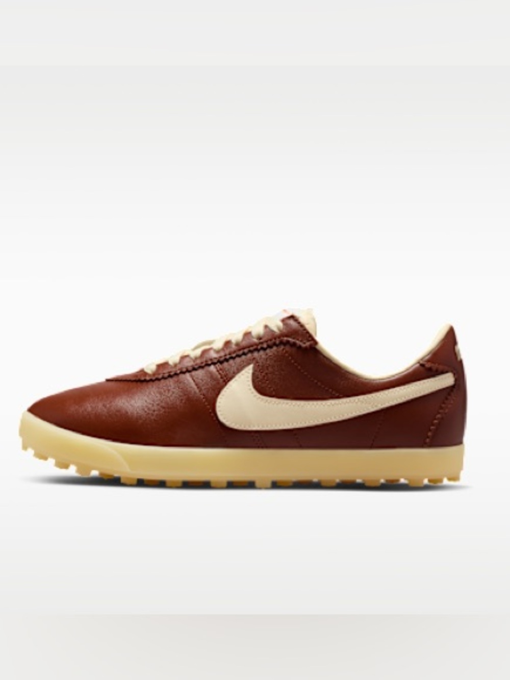Nike Astro grabber  Leather Trainers in cinnamon/sail/muslin